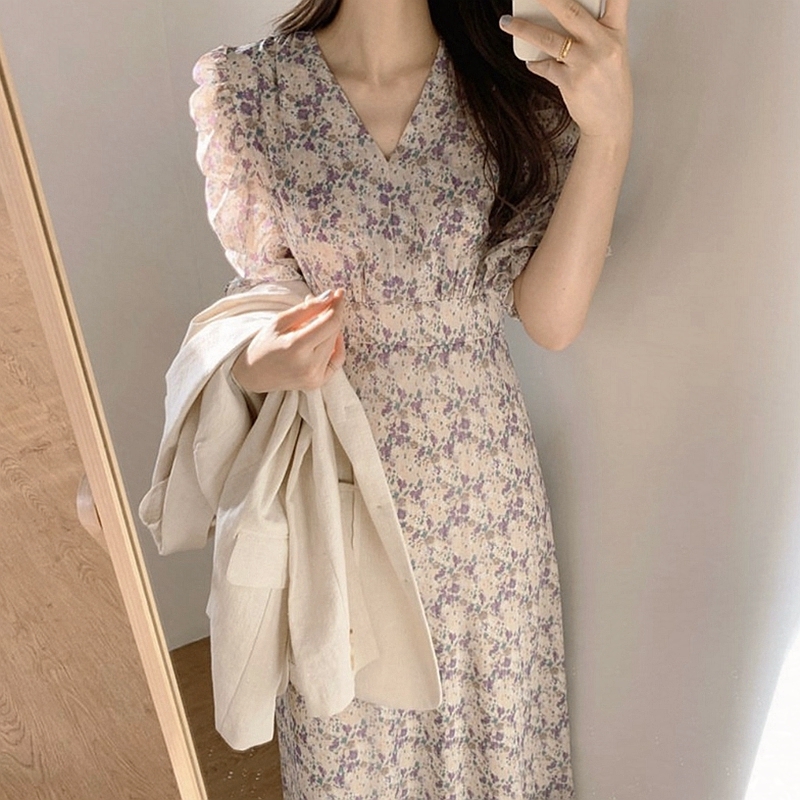 春新作 ワンピース 春 ワンピース 夏 ワンピース 膝丈 ワンピース ひざした ワンピース 膝下ワンピース フレア ワンピース きれいめ ワンピースドレス 韓国 ワンピース 半袖 ドレス 春秋 フェミニン デート お呼ばれ Viento