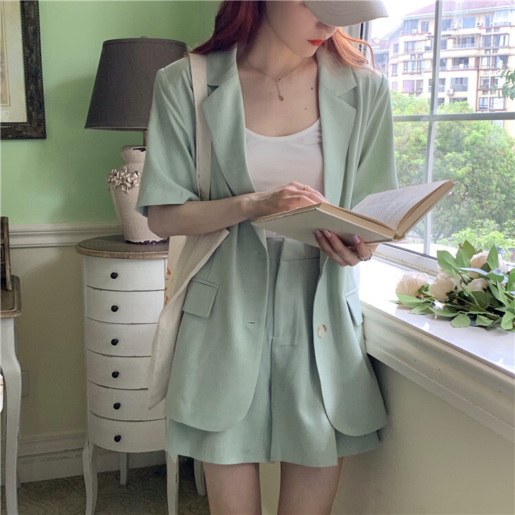 ss パステルカラージャケット ショート丈パンツ レディースファッション通販 Foxx Co フォックス