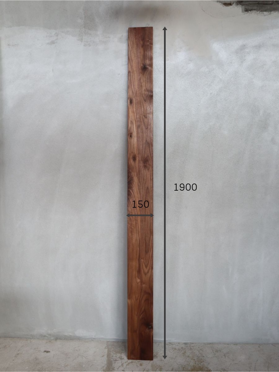 100 Muku Shelf Board Wulnut ウォールナット 棚板 無垢材 オイル仕上げ ラフ アイアン家具 Baum 関西大阪 南大阪 オーダーアイアン家具の通販 ブルックリンスタイル インダストリアル