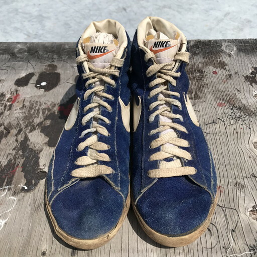 70 S 80 S Nike Blazer Hi Top ナイキ ブレザー スエード 青 ブルー オリジナル Us6 5 希少 ヴィンテージ Agito Vintage