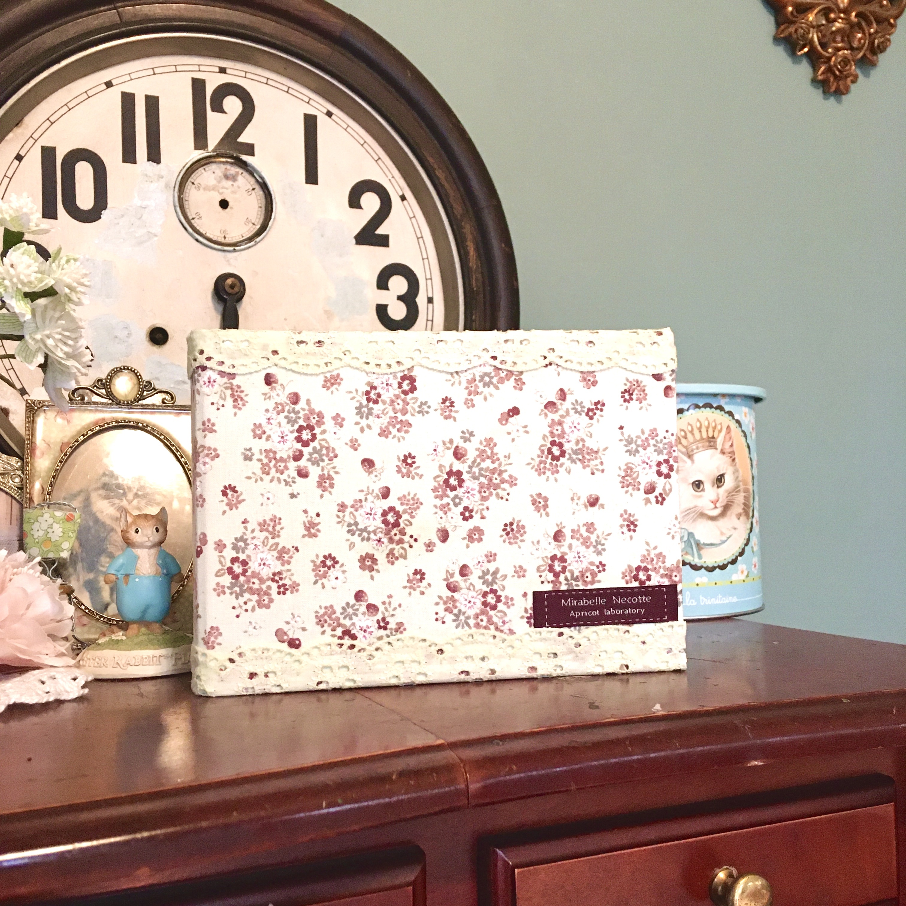 フォトアルバム 花柄 ハンドメイド Apricot Laboratory