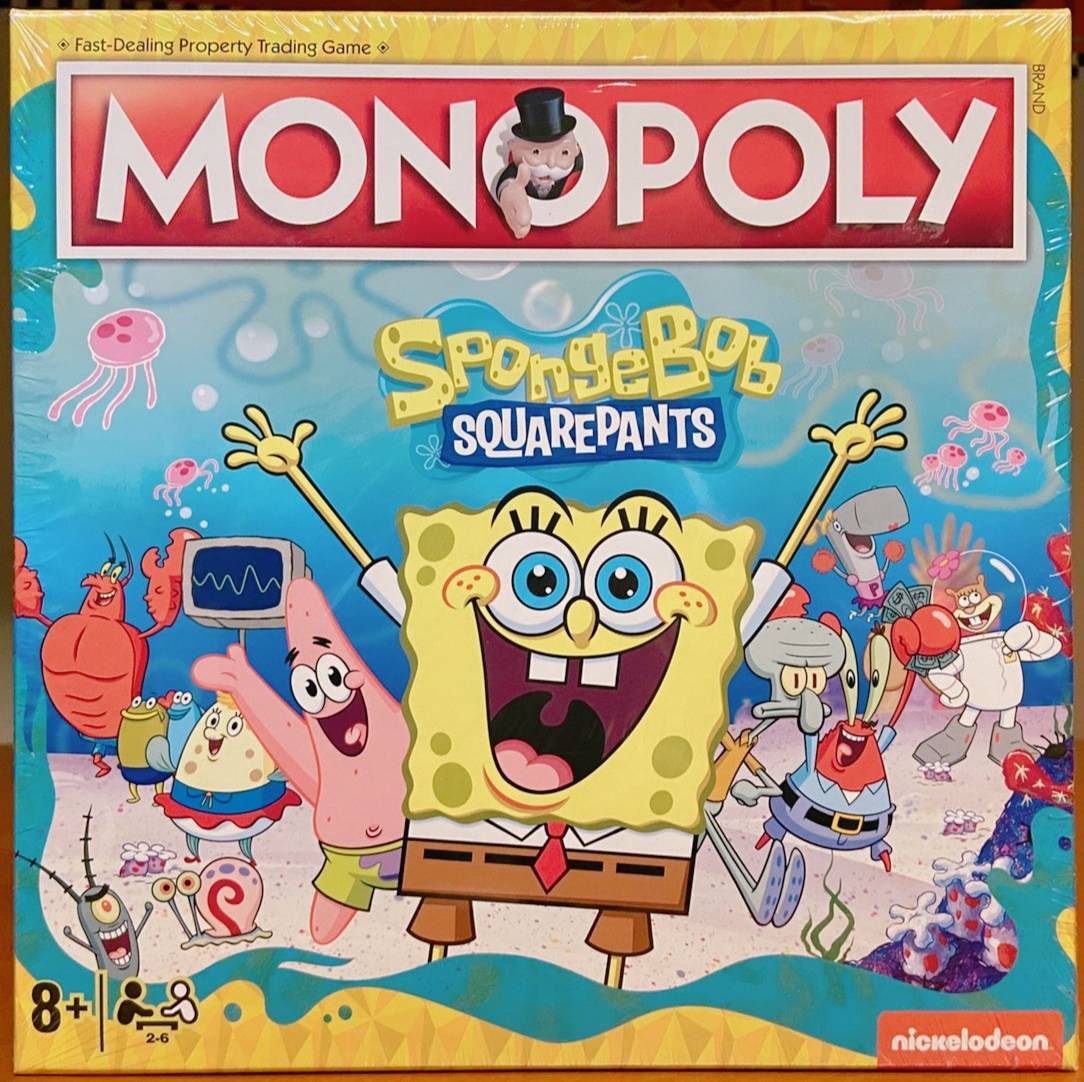 和訳付 スポンジボブ モノポリー ボードゲーム ニコロデオン Spongebob Monopoly Boardgame Nickelodeon 海外 アニメ 映画のボードゲームショップ Cocktailtoys カクテルトイズ