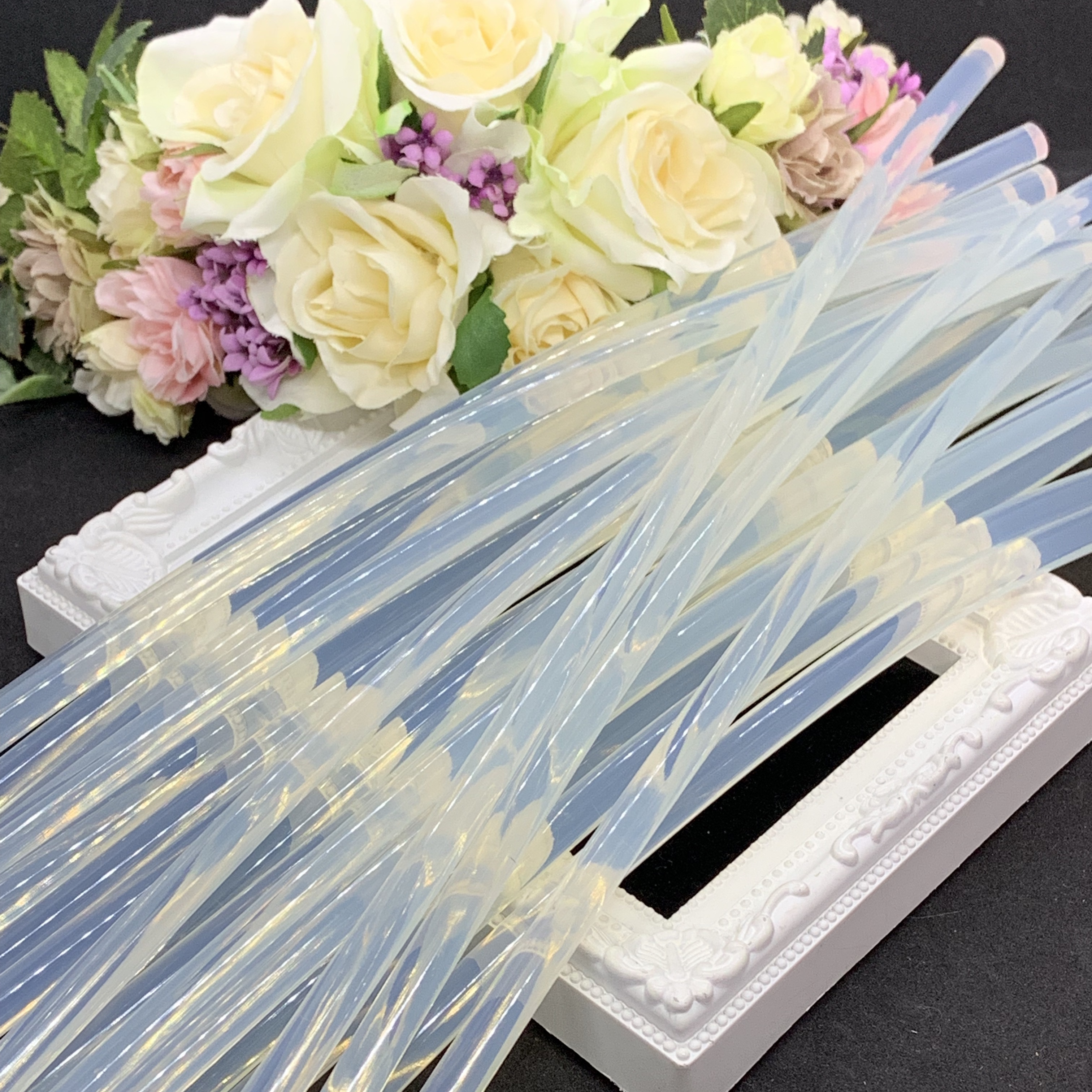 送料無料 超強力グルースティック 透明 30cm 110本 別発送 Ruko Deco Ribbonshop リボン資材のお店