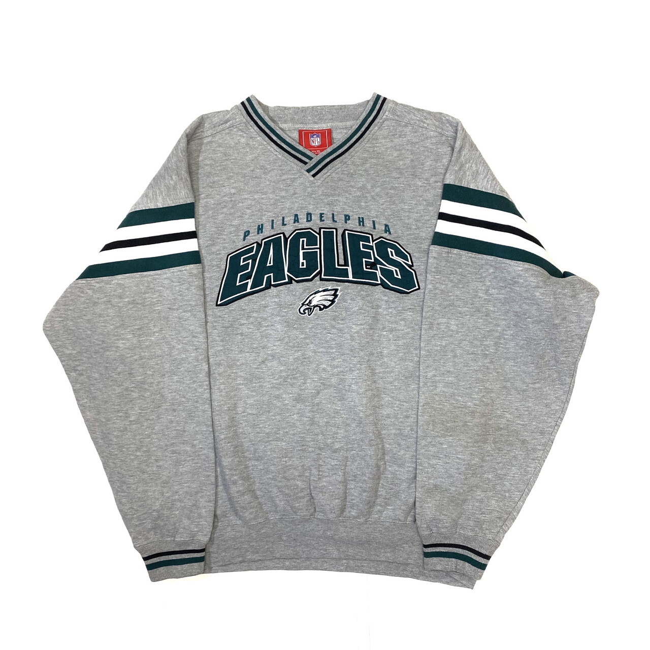 Nfl Philadelphia Eagles スウェット トレーナー グレー メンズxl 古着 スウェット Cave 古着屋 公式 古着通販サイト