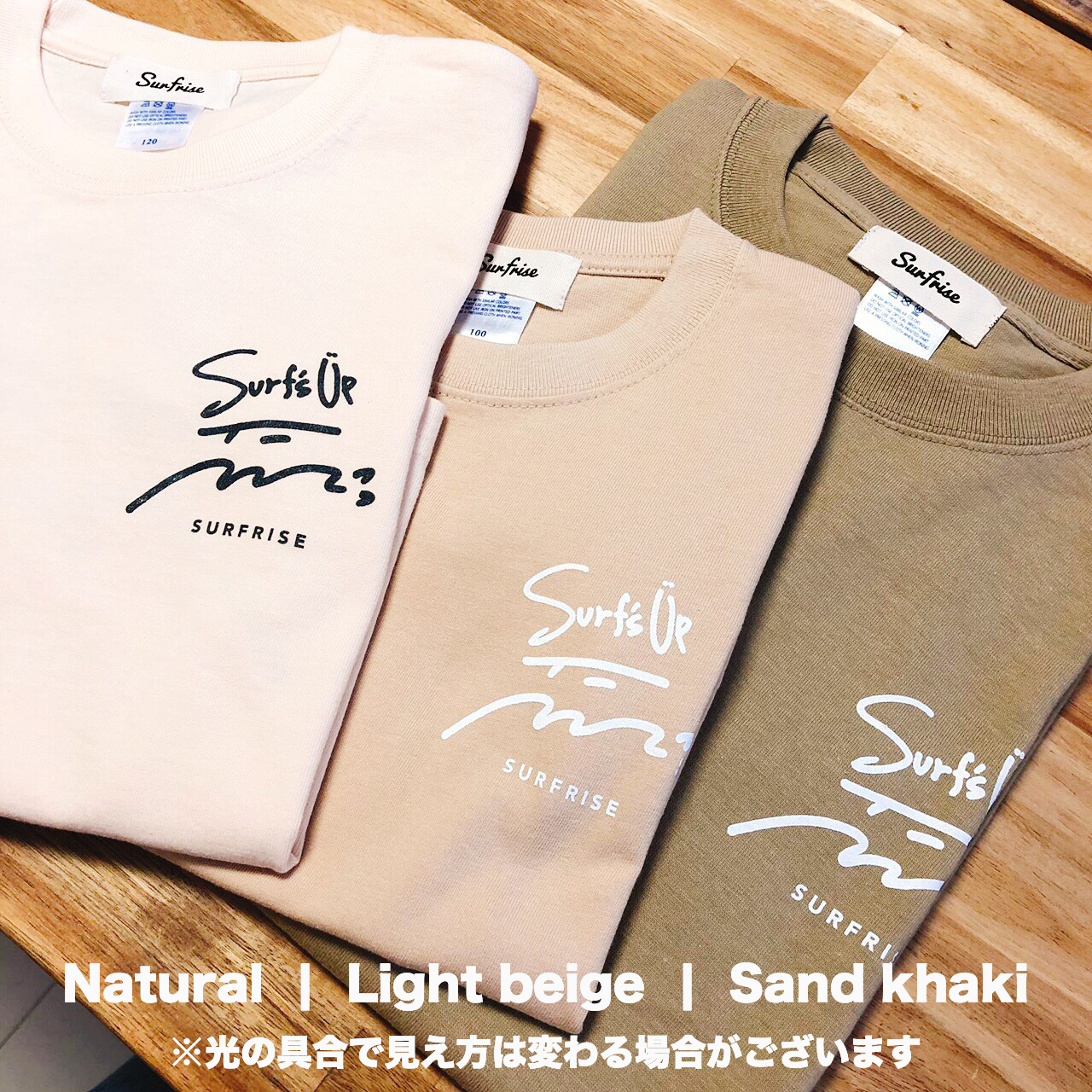 Surf S Up Tee Natural Surfrise サーフライズ