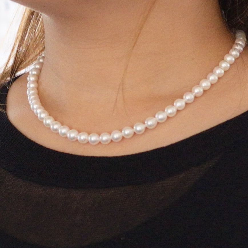 いいスタイル 【６】 ネックレス あこや真珠 - ネックレス