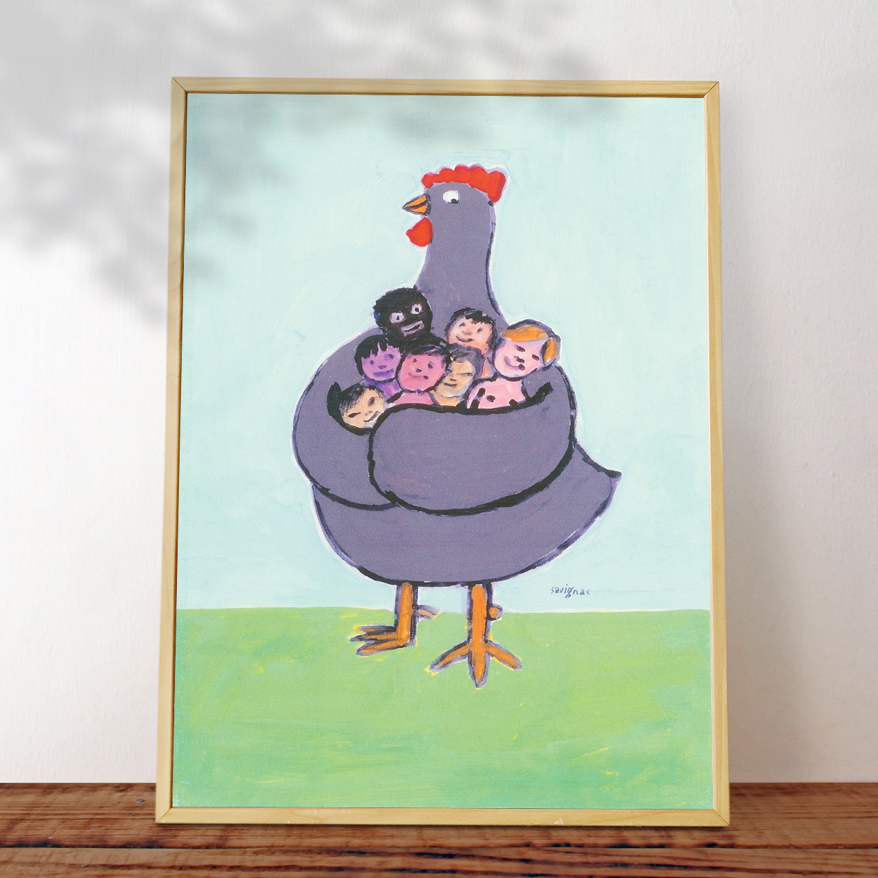 ユニセフ 原画 ポスター Mouette Shop