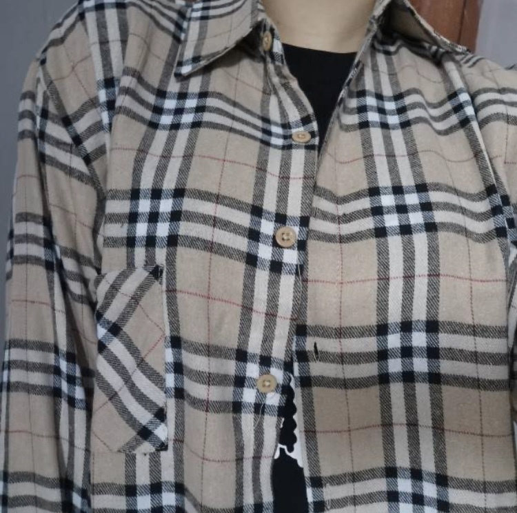 バーバリーチェック チェックシャツ B1081 韓国レディースファッション通販 Bella ベラハート Select Import Shop