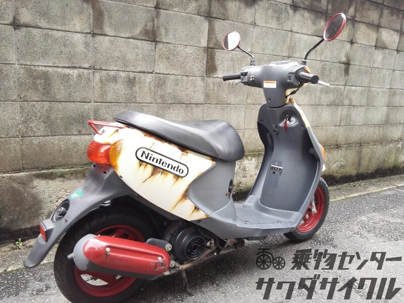 中古車 ファミコン搭載 レッツ４ マリオsoundホーン4種 サビ塗装 右側のみ ｓａｗａｄａ ｃｙｃｌｅ