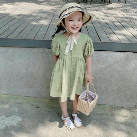 Kids ナチュラルコットンワンピース 全2色 Elmo For Family エルモフォーファミリー 子供服 セレクトショップ 女の子 男の子 キッズ