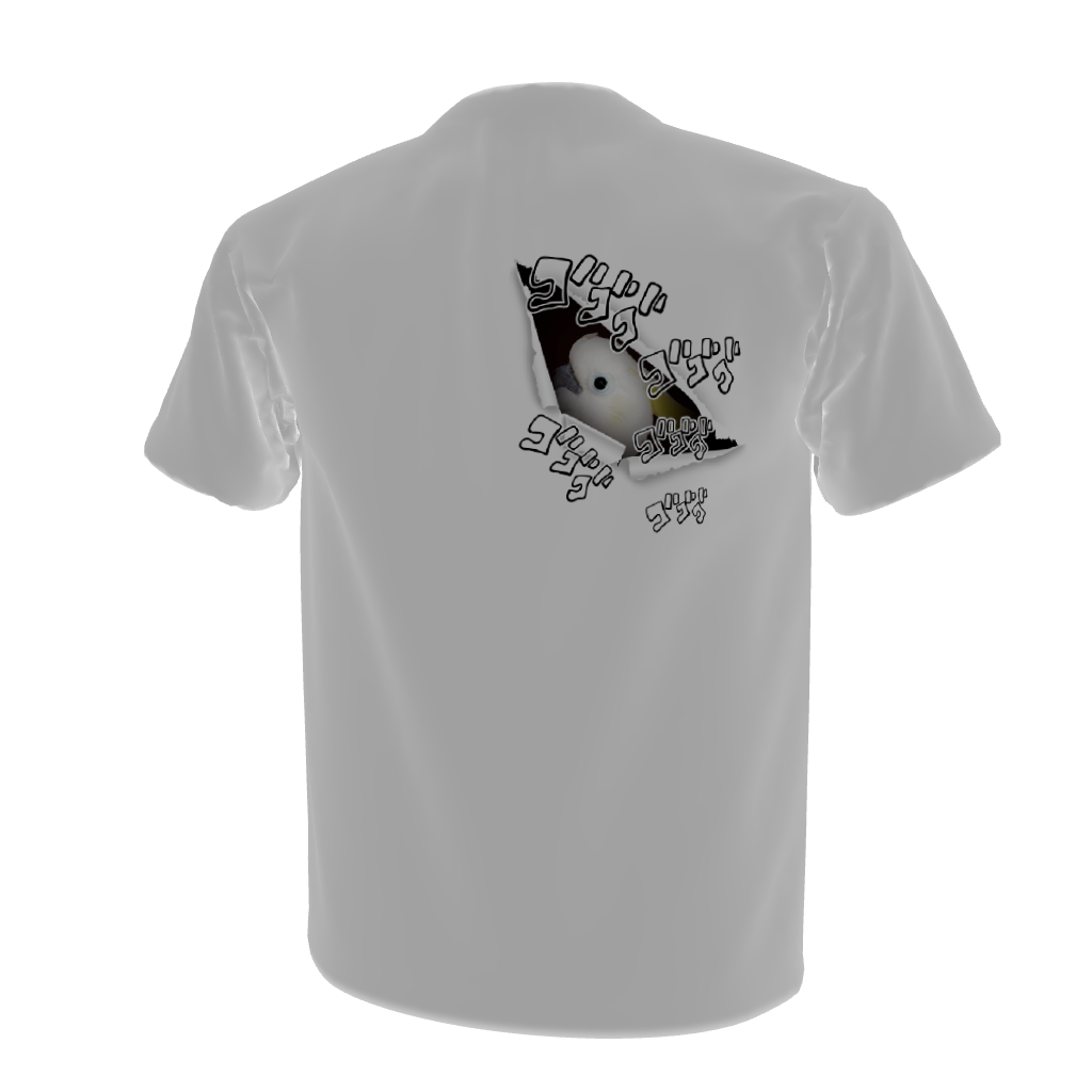 見ているぞ For アオメキバタン ホワイト Tシャツ コトリラボ