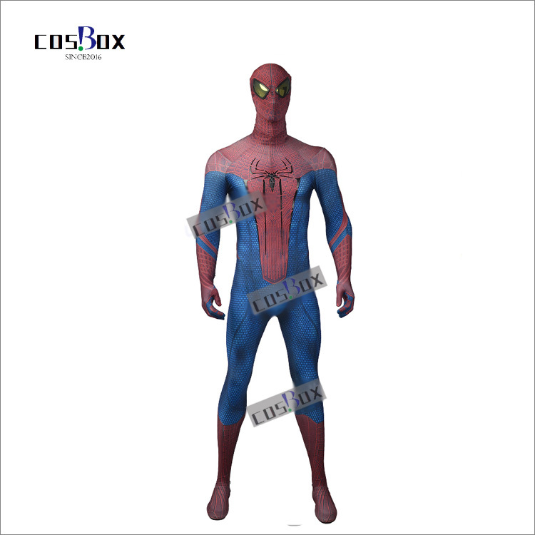 全身タイツ レンズ Spider Man Homecomingアメイジング スパイダーマン ゴムライン コスプレ衣装 スーツ 伸縮 サイズオーダー可能 Cosbox