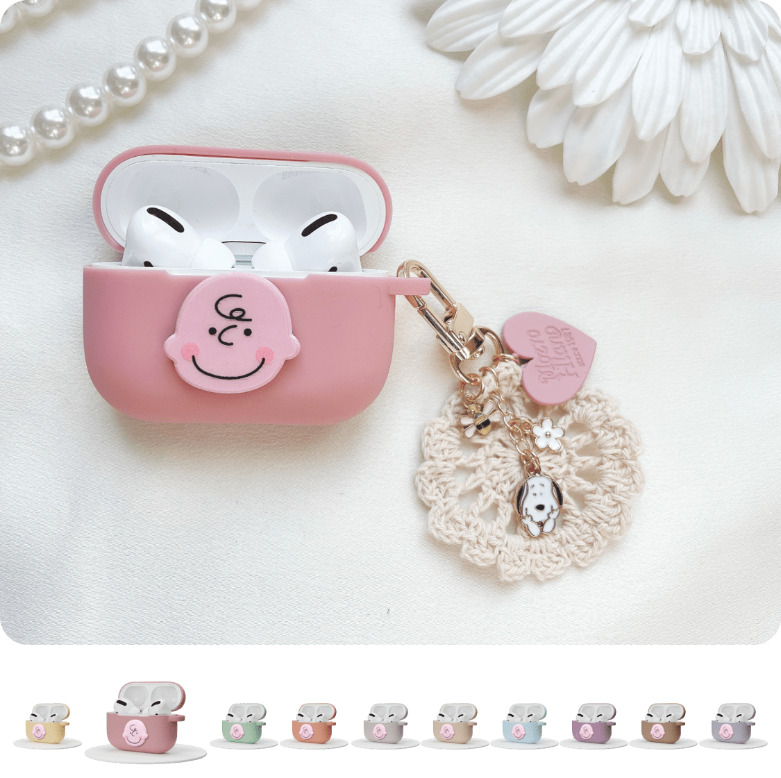 Airpodsケース Pro Charlie Brown チャーリーブラウンケース スヌーピーキーホルダー Casemi Tokyo 大人可愛い がみつかる Airpodsケース Iphoneケース 専門店