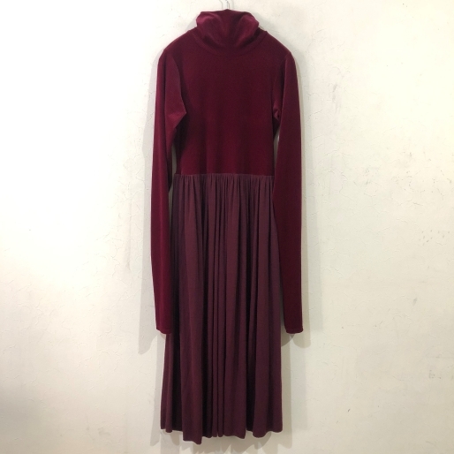 Elin エリン タートルネックワンピース 36 レッド系 代官山k ブランド古着brooch