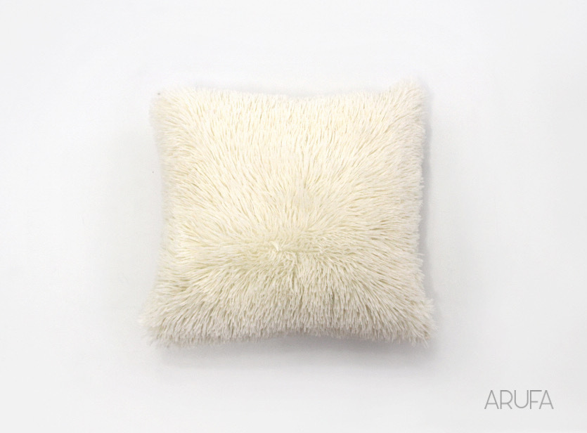 即納 フェイクファークッションカバー Arufa