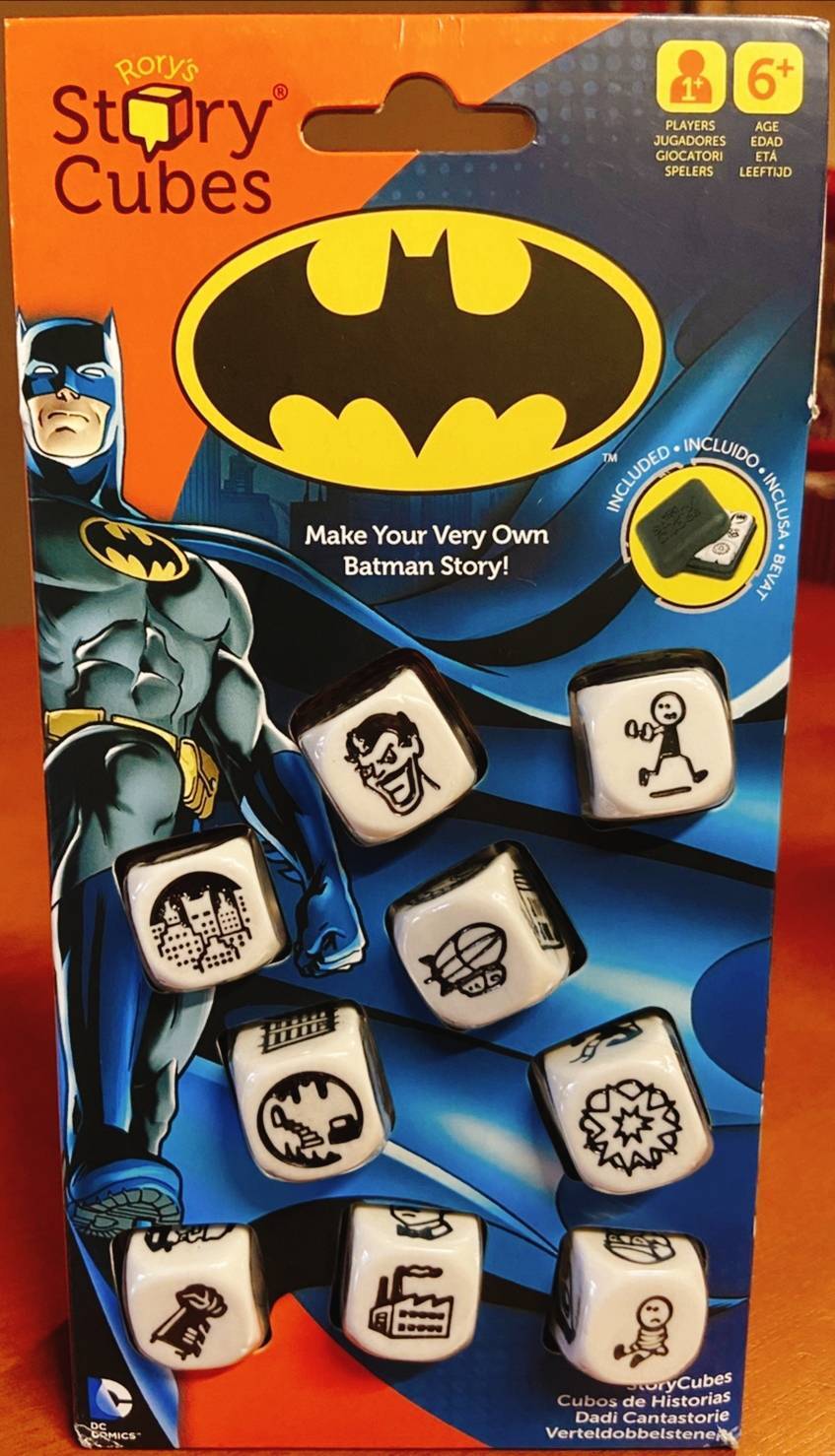 バットマン ディーシーコミックス ボードゲーム ローリーズストーリーキューブス ダイスゲームセット Batman Rory S Story Cubes Dc Comics Dicegameset Boardgame 海外アニメと映画のボードゲームショップ カクテルトイズ Cocktail Toys