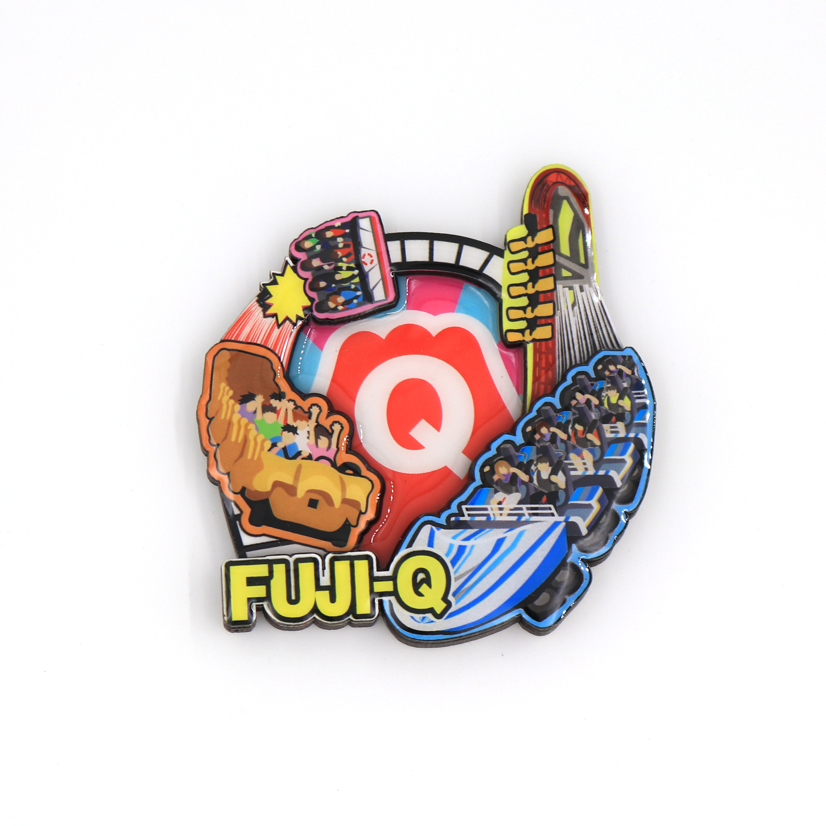 木製マグネット 富士急ハイランド イラスト 富士急ハイランド オフィシャルストア