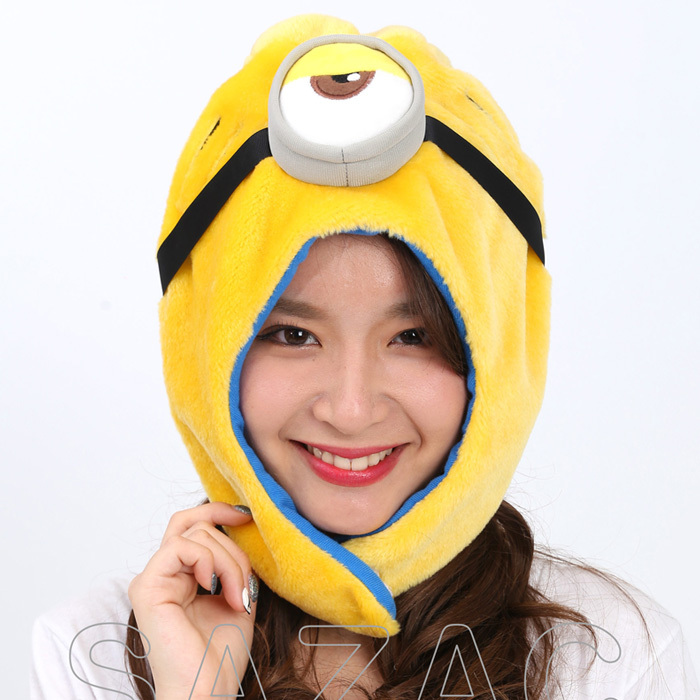 怪盗グルー ミニオンズ メル 被り物 かぶりもの 被りもの キャラクター グッズ かわいい ミニオン なりきり アニメ メンズ レディース 男女兼用 ヘッド 帽子 頭 コスプレ コス コスチューム ハロウィン衣装 仮装 文化祭 忘年会 運動会 安い イベント 面白い S Sz 6h777