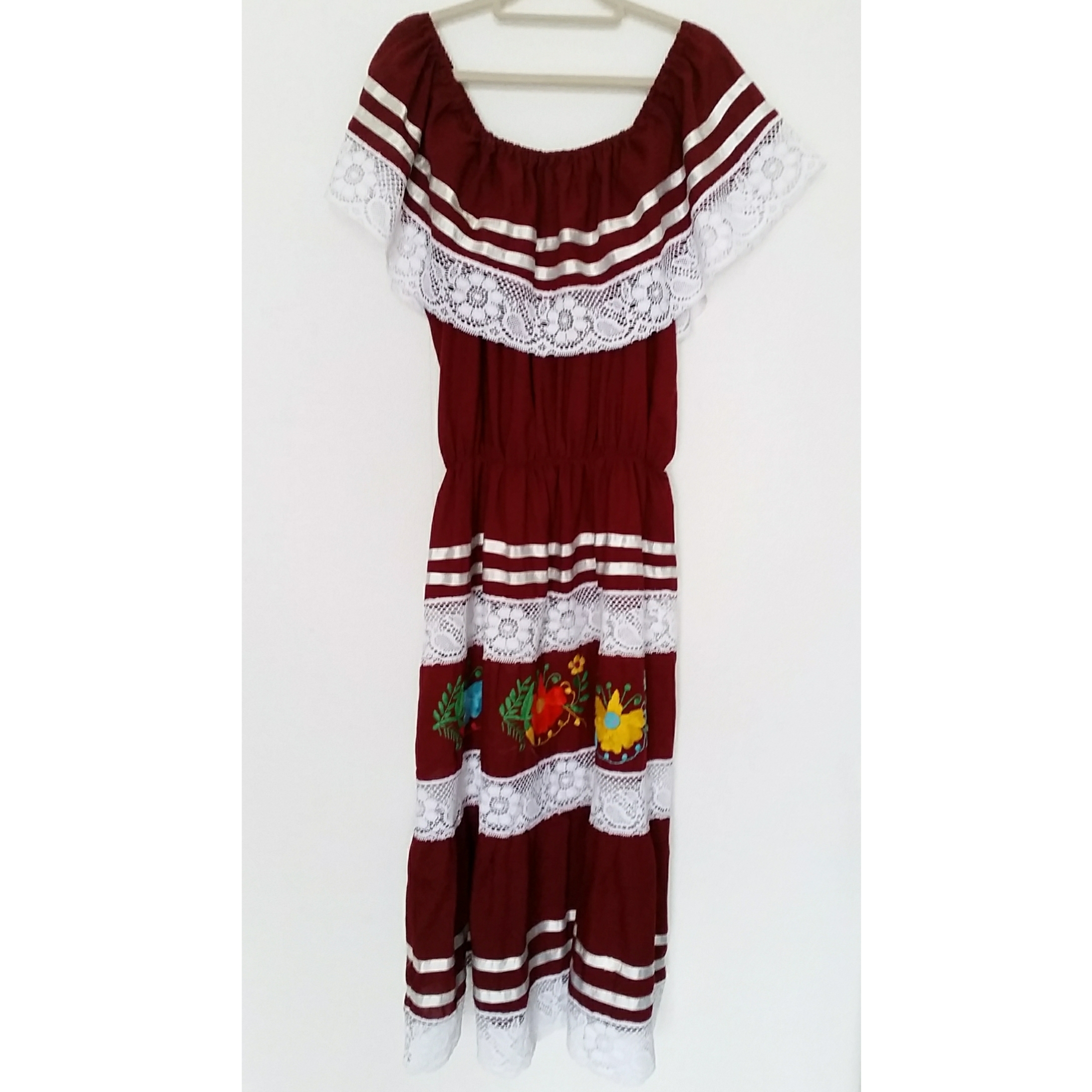 70s メキシカン刺繍ワンピース Alocasia Vintage アロカシアヴィンテージ