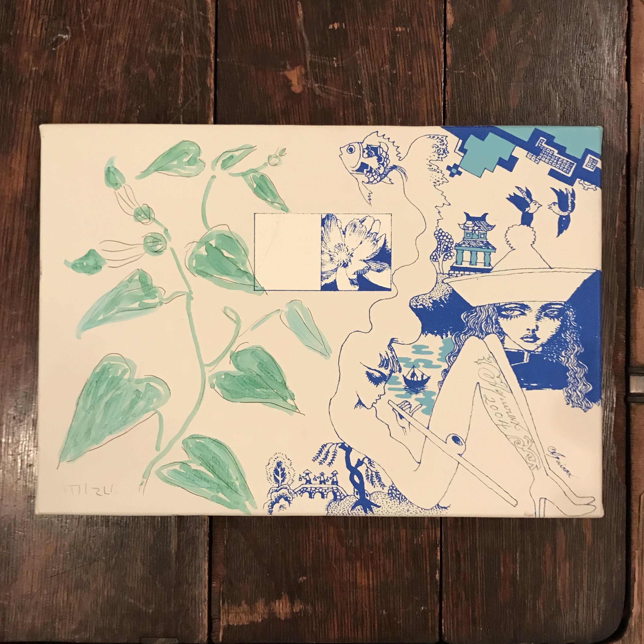 安西水丸 宇野亜喜良 原画 百年 Old New Select Bookshop 百年