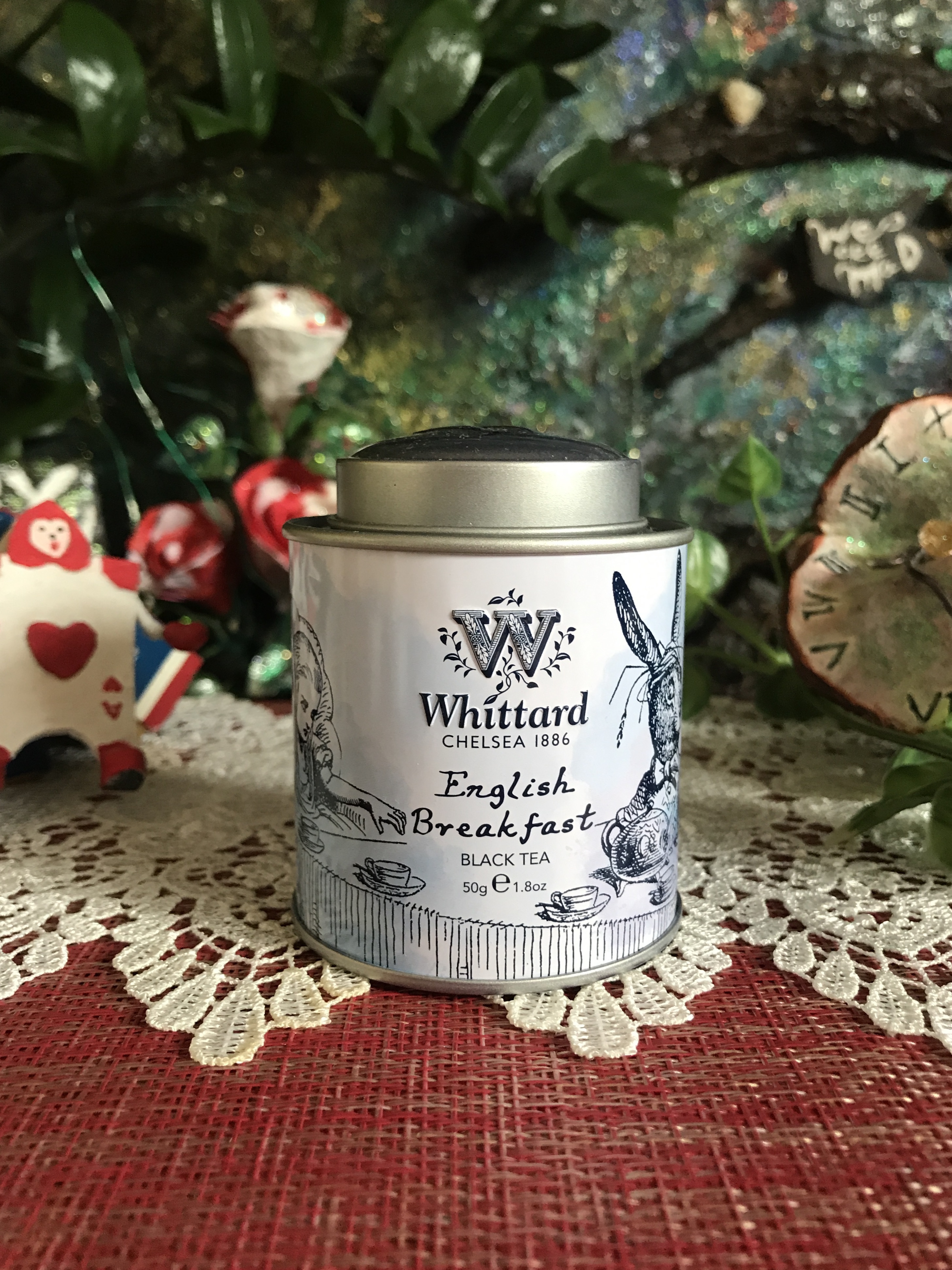 Off 紅茶 Whittard ウィッタード イングリッシュブレックファースト アリス ミニ缶 Merry Unbirthday