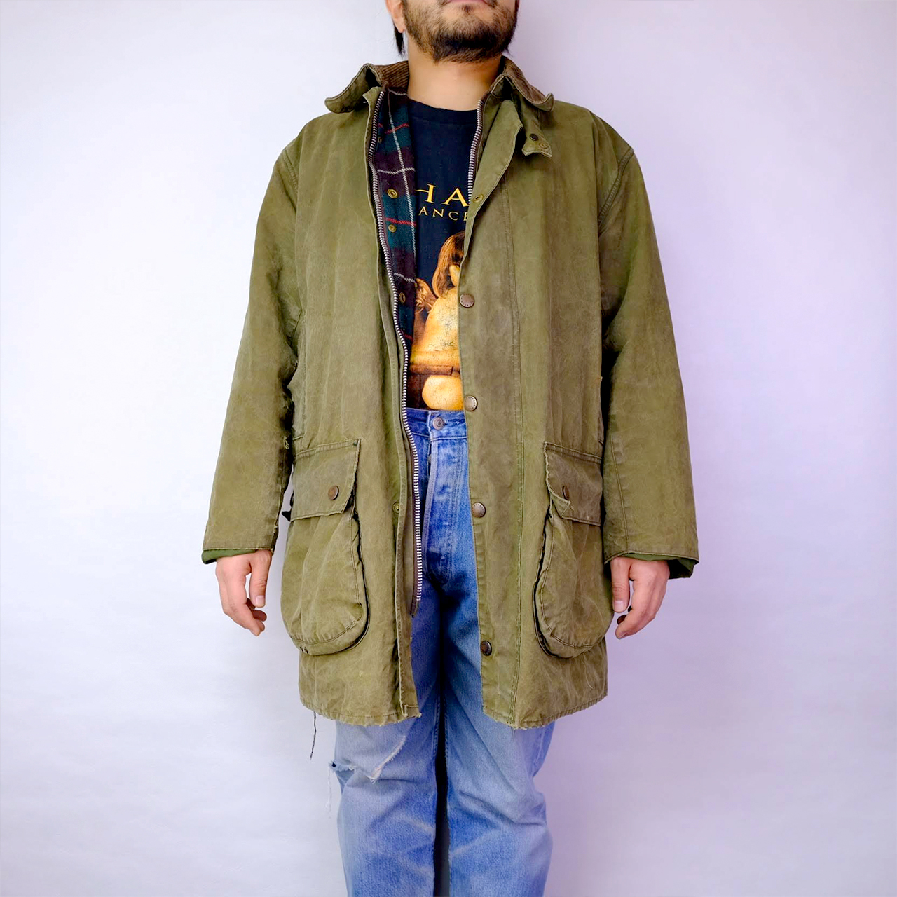 現品限り一斉値下げ! 80s c34 Barbour northumbria Mint condition
