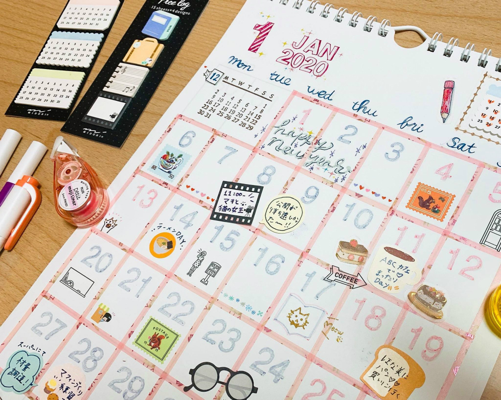 デコカレンダー白暦 21 送料無料 Himekuri ノウト通販係