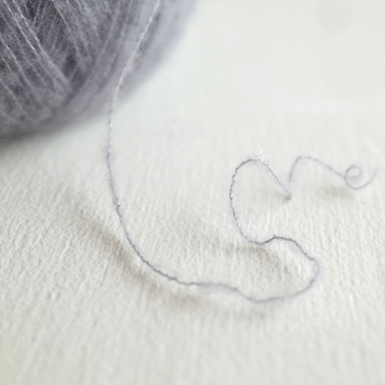 No 11 カシミヤシルクウール糸 極細 ４色展開 And Wool