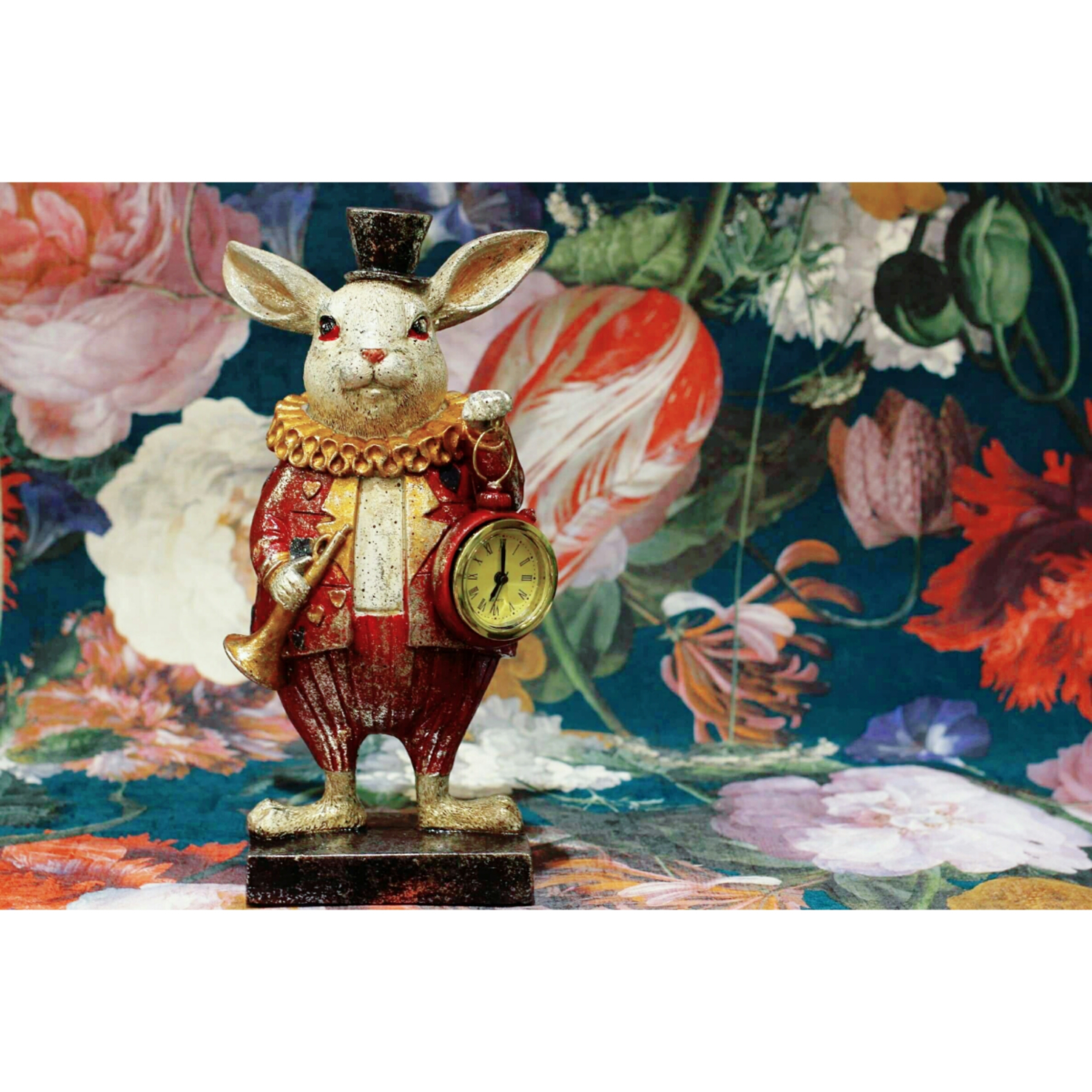 うさぎのクロックオブジェ5 アリス雑貨 アンティーク雑貨 浜松雑貨屋c0pernicus C0pernicus コペルニクス 浜松雑貨屋