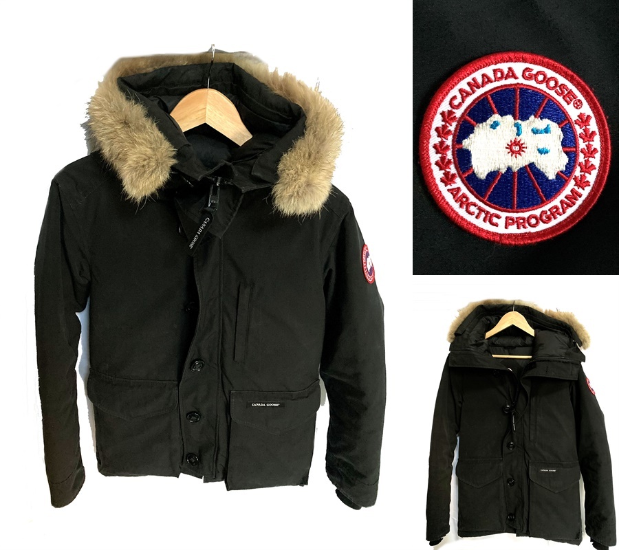 国内正規 限定 Canada Goose Beams カナダグース ビームス 別注 Gladbury ダウン コート ファー メンズ S ブラック 定価円 Brand Cross Tokyo