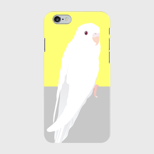 Iphoneケース セキセイインコ アルビノ 各機種対応 ことりちゃん