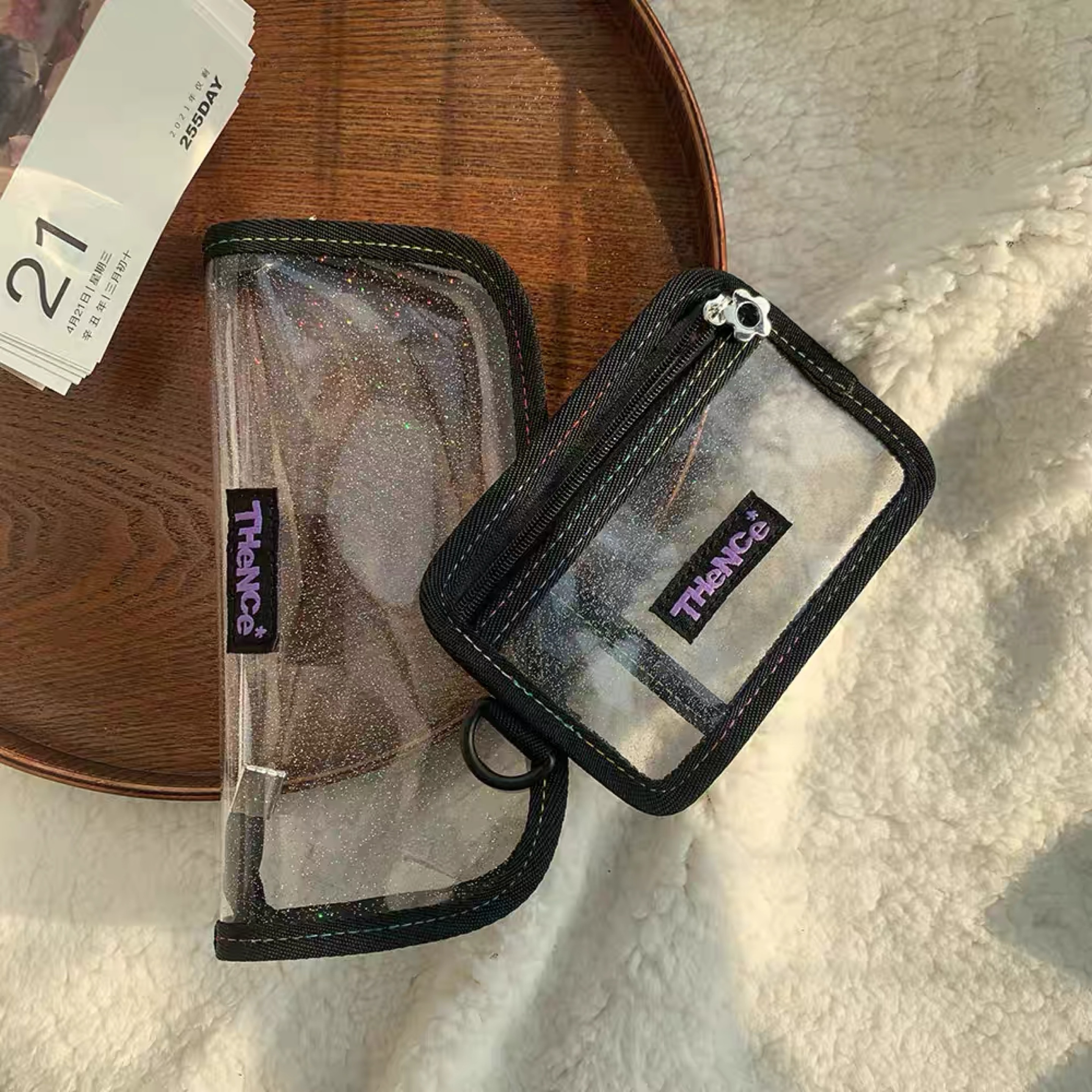 Pvc韓国ペンケース グリッター ラメ クリアポーチ トレカケース コレクトブック ウォレット 財布 アイドル Pvc トレカケース トレカスタンド アクリルスタンド コレクトブック アルバム 写真立て アイドル Bts Twice Kpop Blackpink マルチケース 小物入れ 韓国