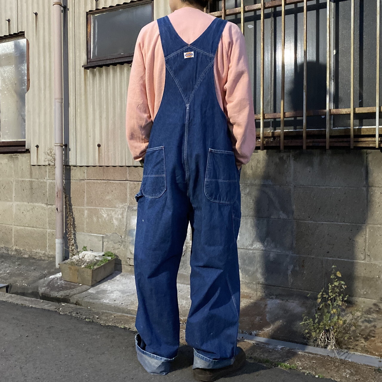 Dickies ディッキーズ デニム オーバーオール メンズW42 古着 ...