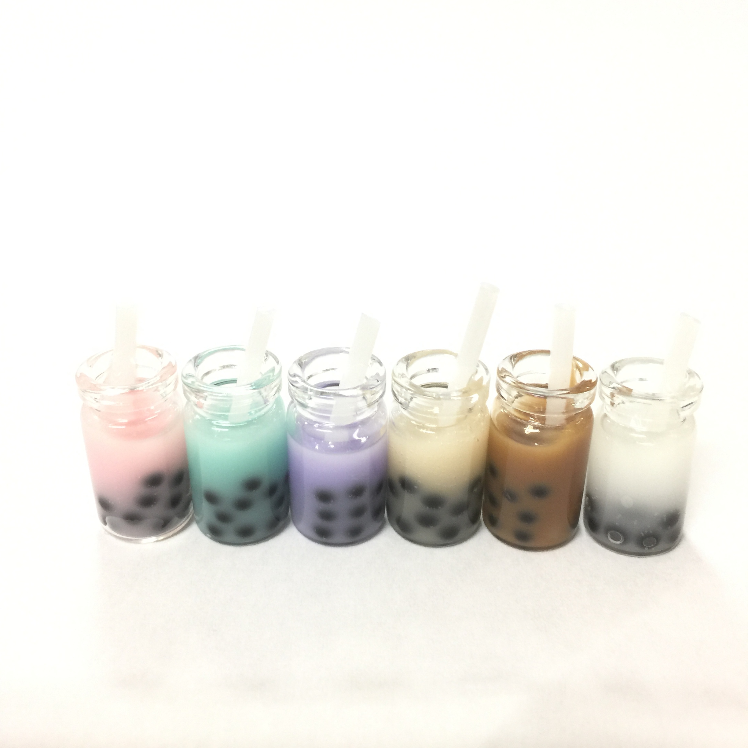 1個 カラフル タピオカ ドリンク ジュース 6カラー 選択可能 ミニチュア ハンドメイド パーツ ドール用品 ドールハウス Keep You