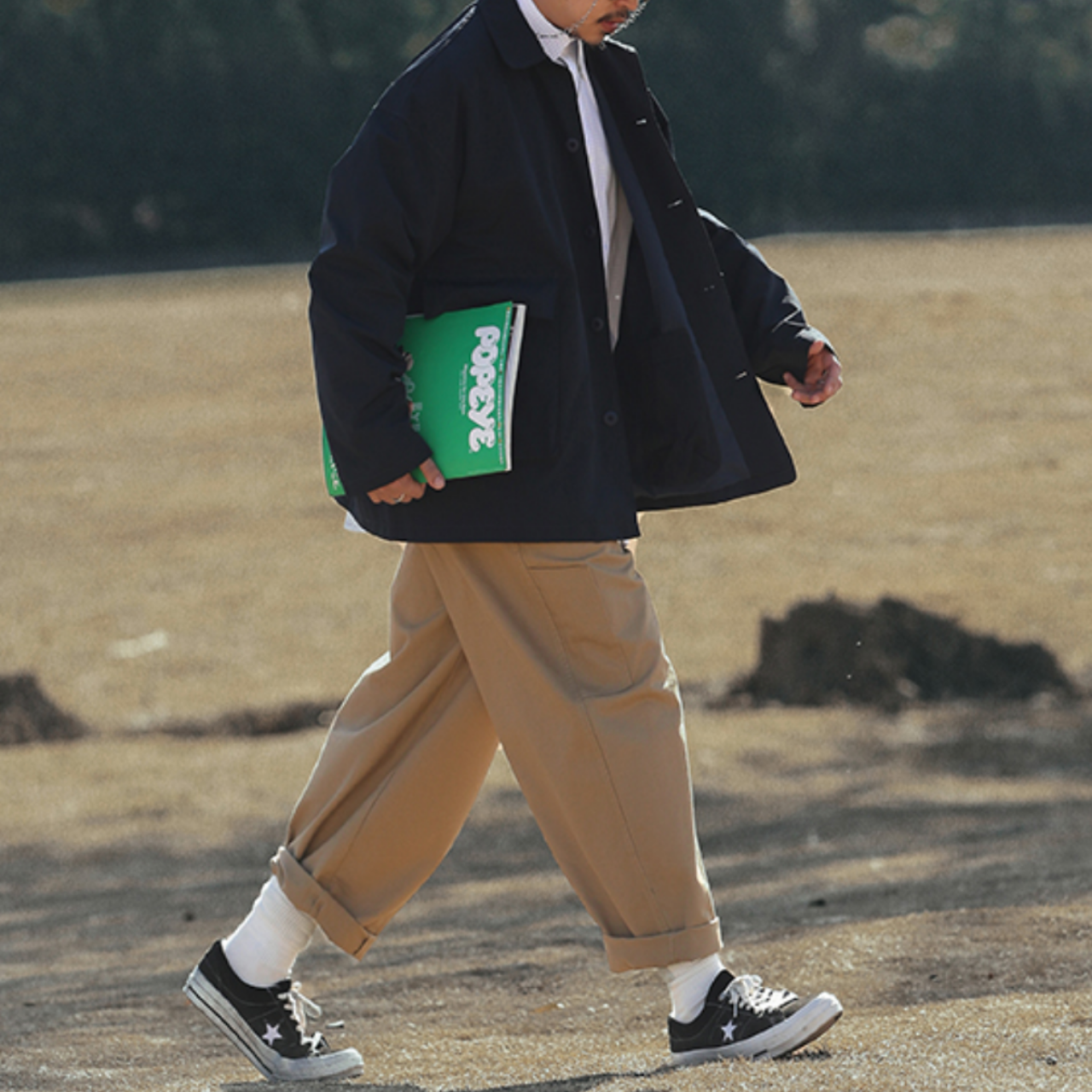 再入荷 ネイビーブルーシティボーイジャケット M1 Sky Peep