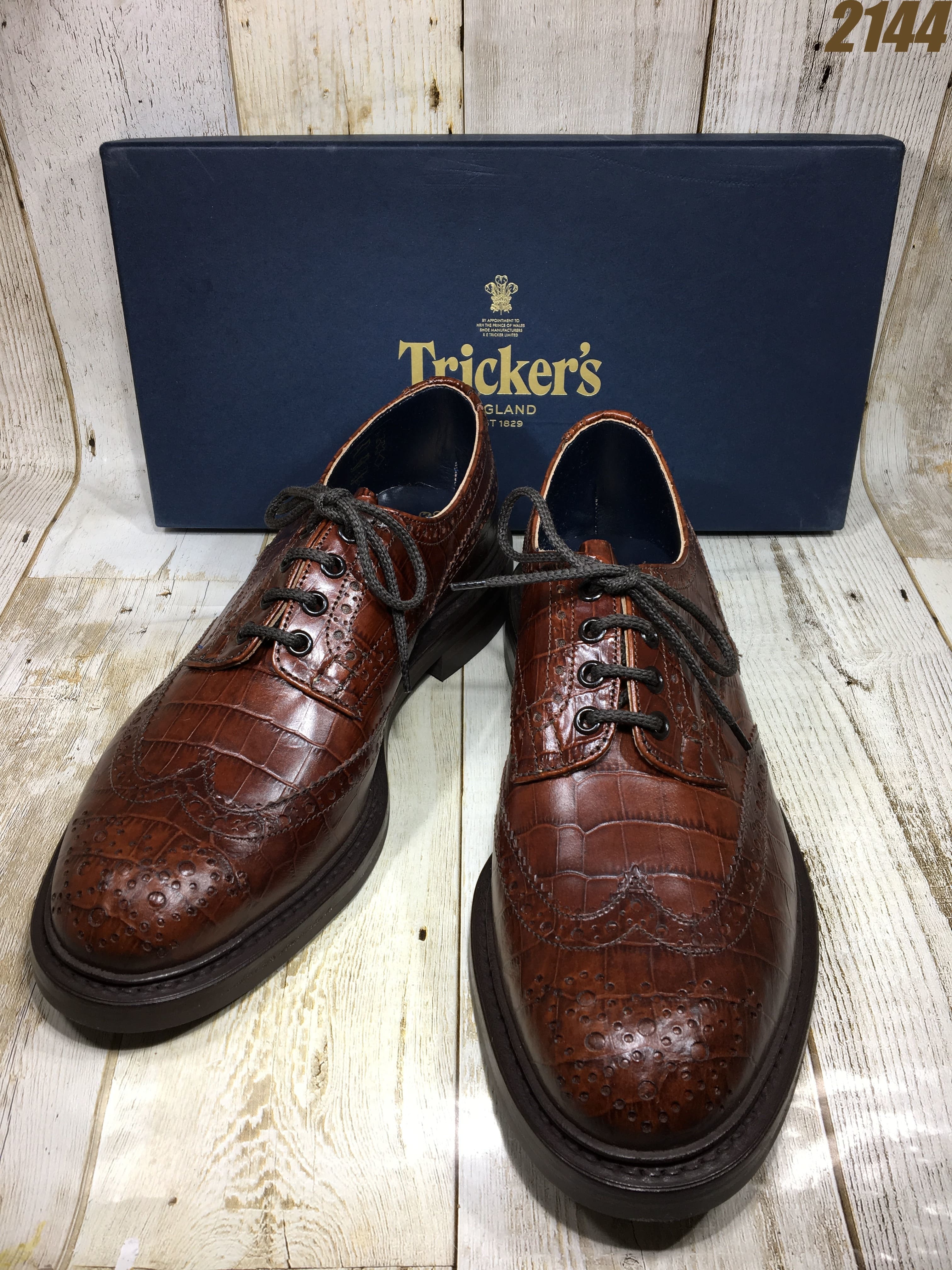 貴重新品 Tricker S トリッカーズ バートン クロコ Uk9 27 5cm 中古靴 革靴 ブーツ通販専門店 Dafsmart ダフスマート Online Shop