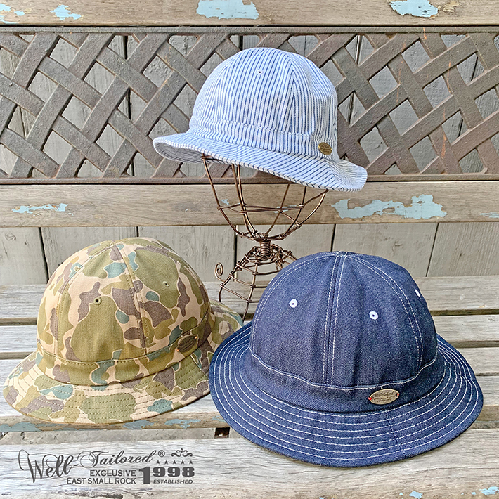 Well Tailored ウェルテーラード Metro Hat Kkh 050 メトロハット ハット バケットハット メンズ レディース デニム ヒッコリー カモ ブランド Have A Nice Time Store