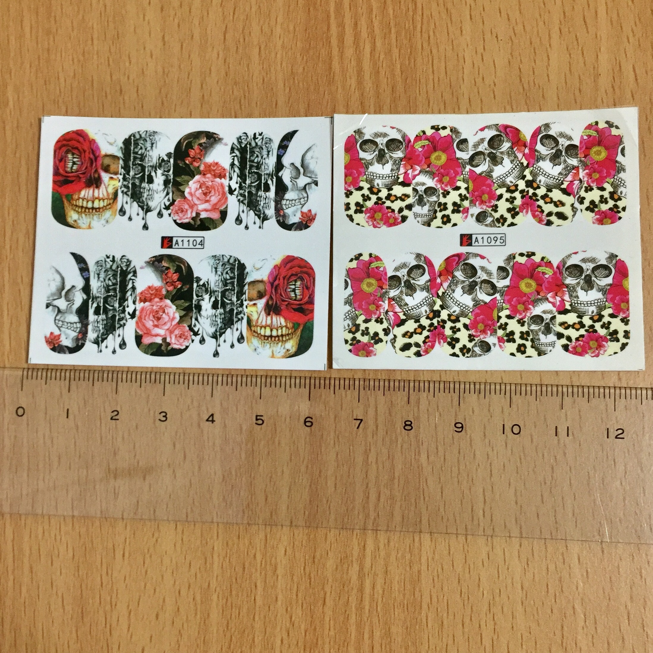 ウォーターネイルシール ドクロ系 限定 即納 Honeyhonesty
