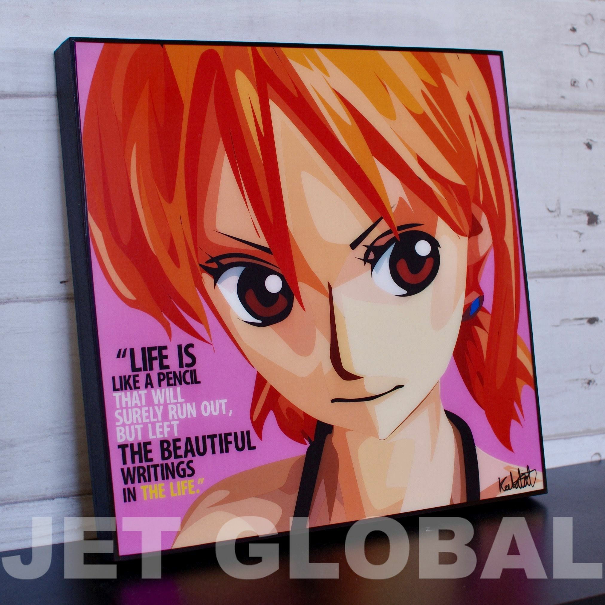 ワンピース ナミ One Piece Nami サイズ 26cm Papa Op0007 ポップアートパネル フレーム公式通販サイト 商品数1000点超え