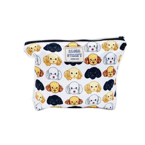 Aloha Stampy 防水ポーチ トイプードル Lealea Hawaiian Village