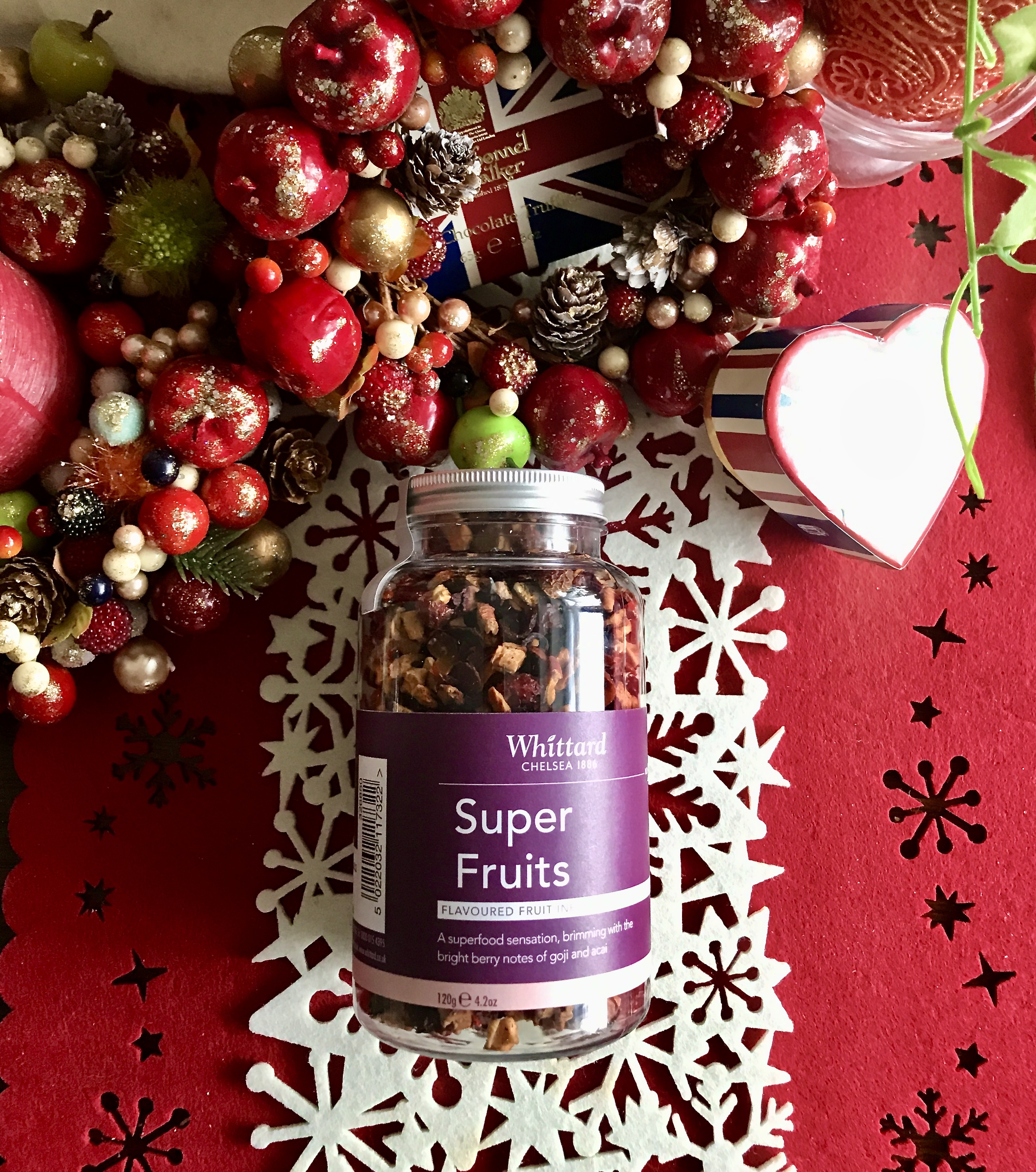 スーパーフルーツ 紅茶 フレーバーティー Whittard ウィッタード Super Fruits Infusion Bottle Merry Unbirthday