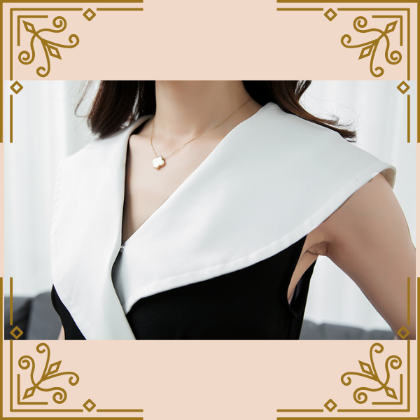 セーラーデザインのサイドウェイカラーパンツワンピース Trnd743 Re Tro