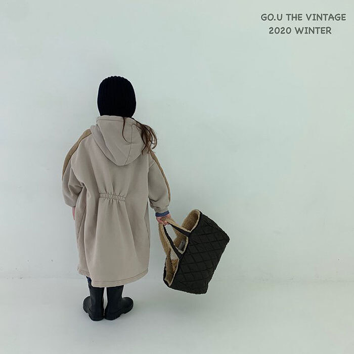 Go U サイドラインパーカーワンピース140 150 Tototo トトトアンド