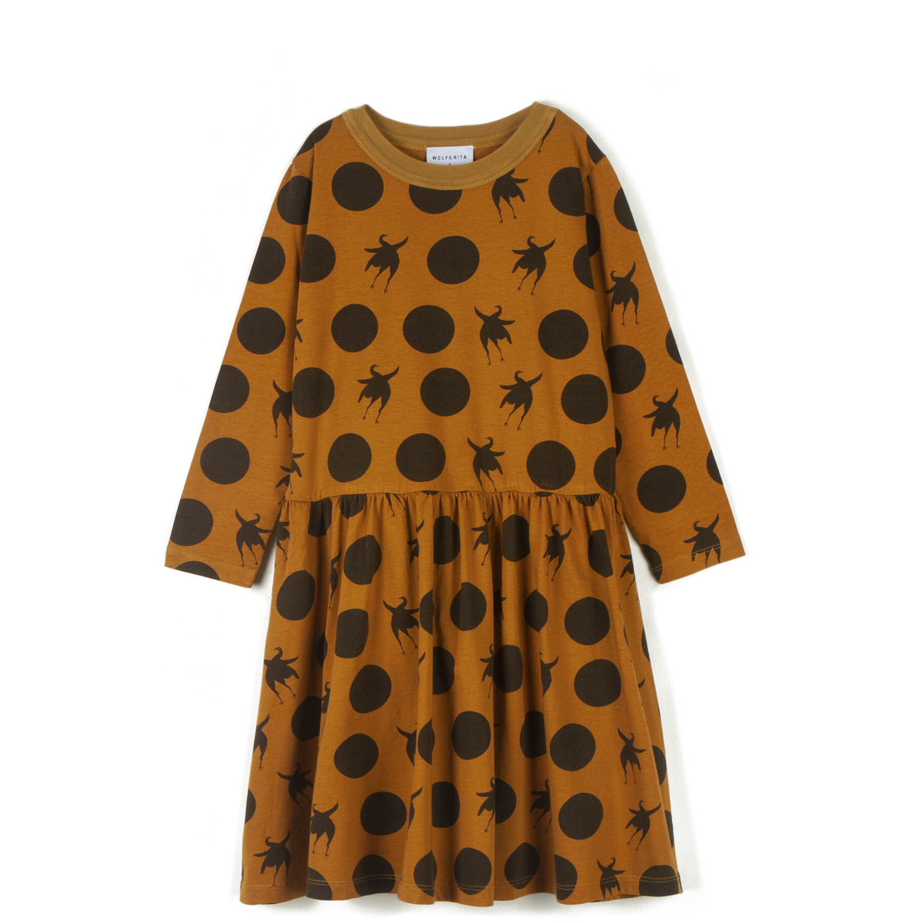 Wolf Rita ウルフアンドリタ Jacinta Disco Bird Yellow ワンピース Kobito De Punch コビトデパンチ