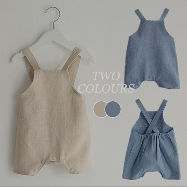 Baby Kids シンプル超可愛いロンパース 全2色 韓国子供服通販 Baker