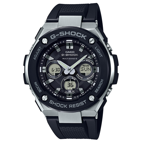 G Shock G Steel Gst W300 1ajf ソーラー電波時計 メンズ腕時計 カシオ正規品 栗田時計店