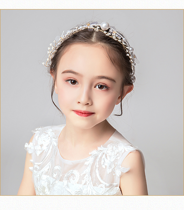 子供アクセサリー 子どもアクセサリー ヘアーアクセサリー 髪飾り ヘッドドレス キッズ 結婚式 ウェディング 入学式 入園式 発表会 入園式 卒園式 七五三 プレゼント アクセサリー 子供ドレスと合わせやすい 気質よい Elegant