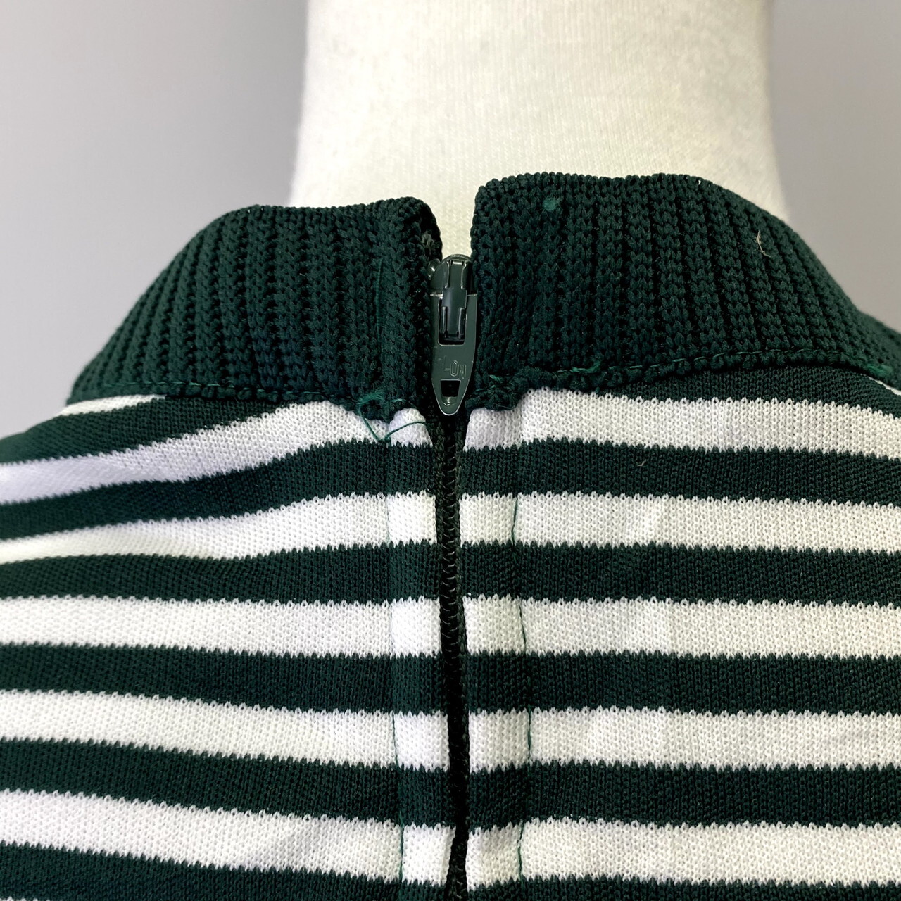 70年代 ボーダー 切り替え レトロ ワンピース レディースm相当 古着 グリーン 緑色 ひざ丈 ヴィンテージ ビンテージ ワンピース Sa2107 Cave 古着屋 公式 古着通販サイト