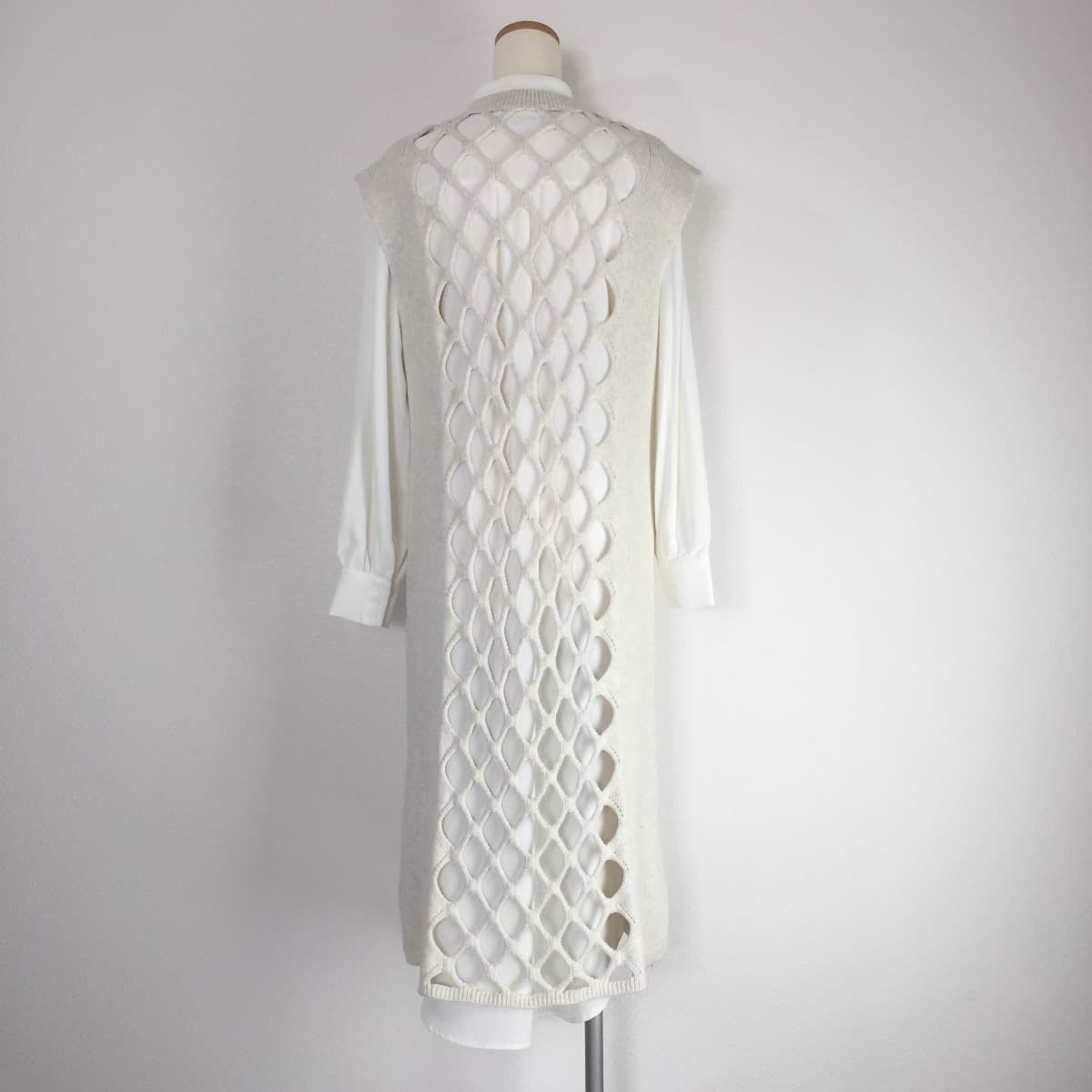 aw Ameri Vintage アメリヴィンテージ Layered Mesh Knit Dress レイヤードメッシュニットドレス ワンピース ロング フクル ファッションブランドユーズドセレクトショップ