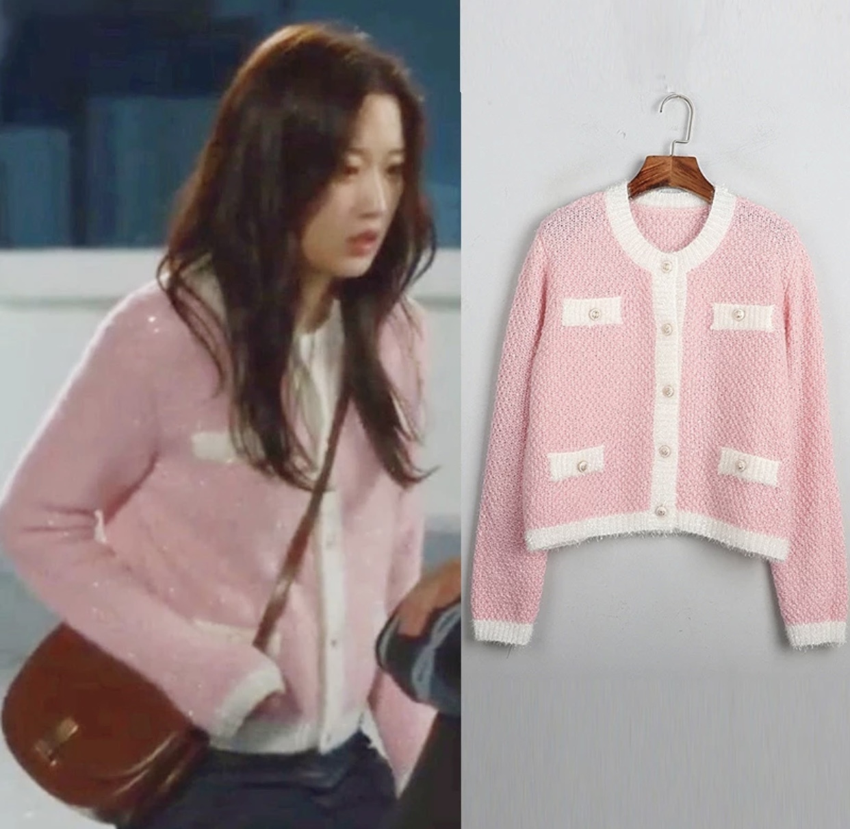 送料無料 韓国ファッション 女神降臨ムンガヨン着用デザイン Aleumtown Halu